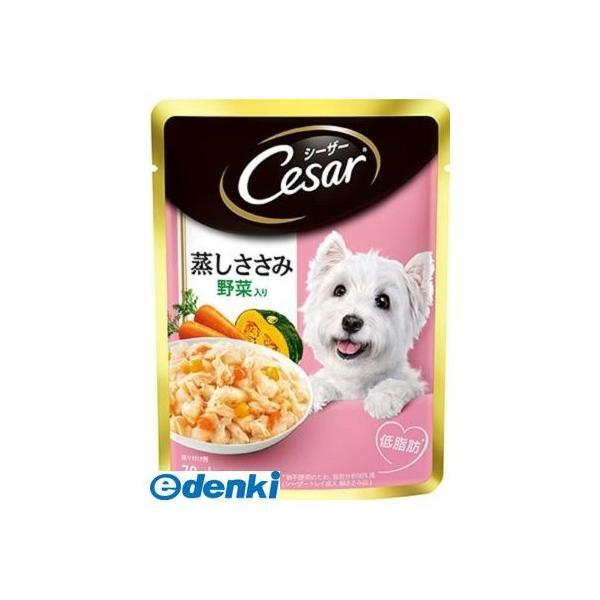マースジャパンリミテッド  CEP2 シーザー蒸しささみ野菜入り70g 成犬用 成犬用蒸しささみ野菜入り パウチ | 