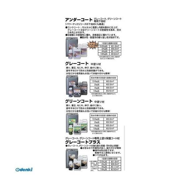 あすつく対応 「直送」 丸長商事  4580138400287 防水塗料 グレーコート 防水・防錆中塗り材 水性 グレー ０．６ｋｇ |  | 01