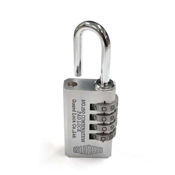 ガードロック  NO.150-30MM COMBINASION PADLOCK 4段番号錠 No．150 シルバー 30mm NO.15030MM |  | 03