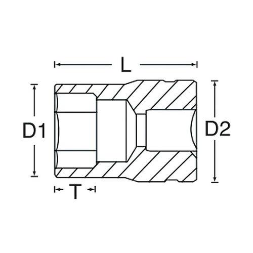 シグネット SIGNET 14351 3/4DR 19mm ソケット 14351 |  | 01