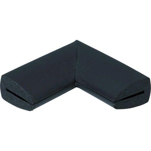 あすつく対応 「直送」 トラスコ TRUSCO TAC-151BK 安心クッション　はさみこみ型　コーナー用　幅９ｍｍ　ブラック TAC151BK3100 | 