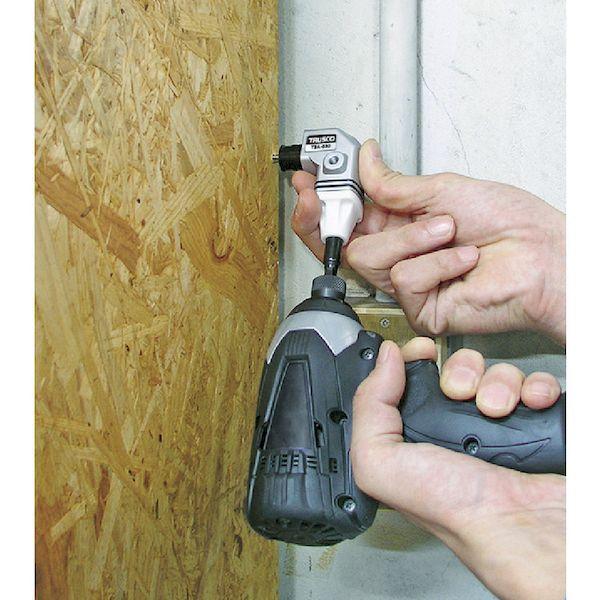 あすつく対応 「直送」 トラスコ TRUSCO TDA-600 電動ドライバー用アダプター　強力Ｌ型ミニＰＲＯ TDA6003100 | ブランド登録なし | 05