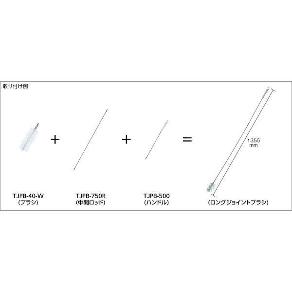 あすつく対応 「直送」 トラスコ TRUSCO TJPB-10-W ジョイントブラシ　１０ｍｍ　ＨＡＣＣＰ対応　ホワイト TJPB10W8037 |  | 01
