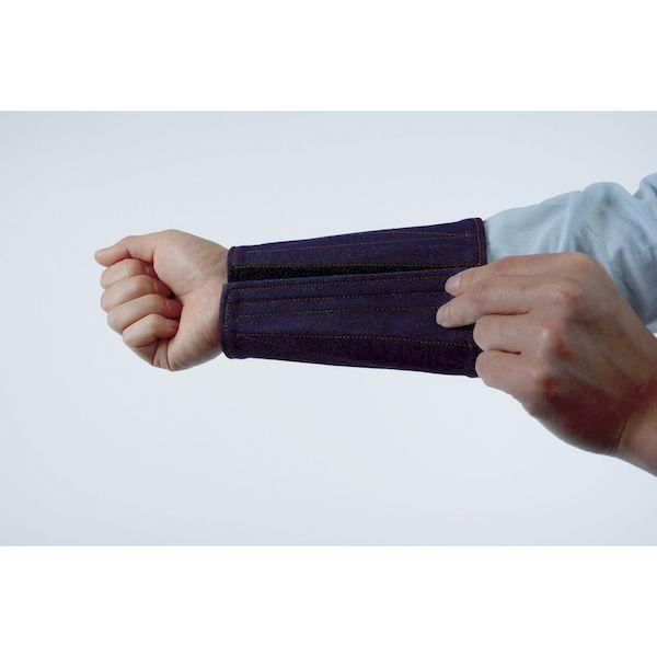 あすつく対応 「直送」 トラスコ TRUSCO TKGS-L デニム製手首カバー　ソフトタイプＬ TKGSL8539 |  | 02