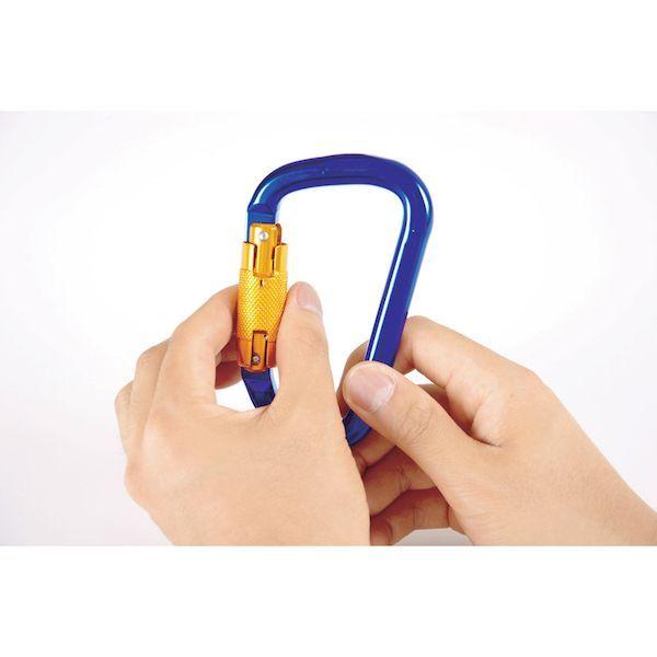 あすつく対応 「直送」 トラスコ TRUSCO TKN550BK カラビナ　線径５ｍｍＸ５０ｍｍ　Ｄ型　ブラック TKN550BK3100 |  | 03