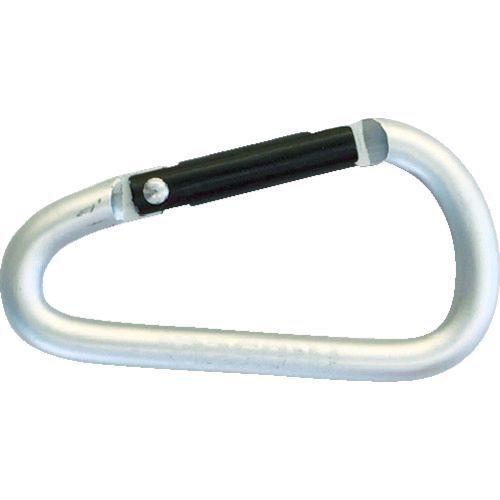 あすつく対応 「直送」 トラスコ TRUSCO TKN550SV カラビナ　線径５ｍｍＸ５０ｍｍ　Ｄ型　シルバー TKN550SV3100 | 