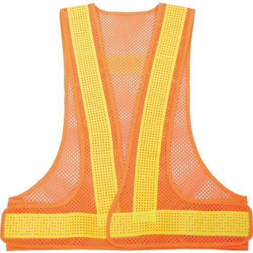 あすつく対応 「直送」 トラスコ TRUSCO TMV-OY メッシュ安全ベスト　オレンジ＊イエロー TMVOY3100 | ブランド登録なし