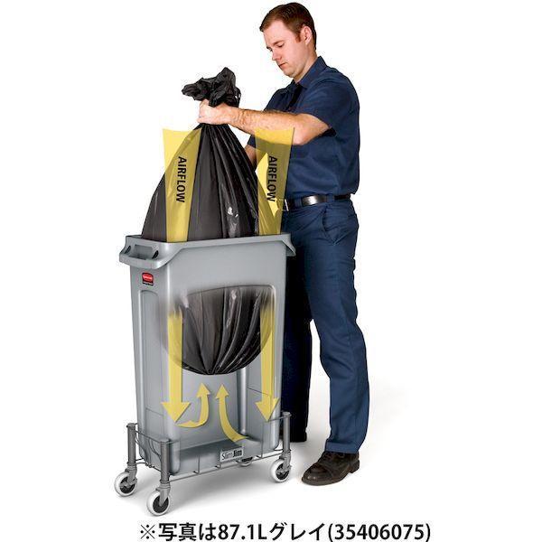 ニューウェルラバーメイドジャパ 35406002 スリムジムコンテナ 通気孔付き ８７．１Ｌ ベージュ |  | 02