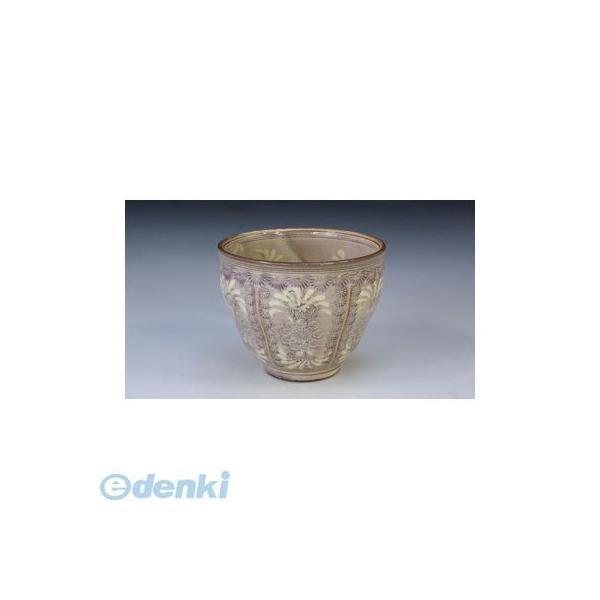 【個数：1個】QTS587 直送 代引不可・他メーカー同梱不可 紫彩華紋 お茶呑茶碗五客揃 | 