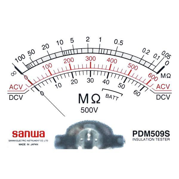 sanwa（三和電機計器） PDM509S アナログ絶縁抵抗計 : iDECA - 通販 
