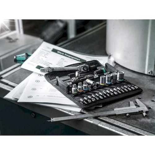 あすつく対応 「直送」 Ｗｅｒａ社 Ｗｅｒａ 004050 8100SB10 サイクロップラチェット「メタル」セット 3／8 | Wera | 06