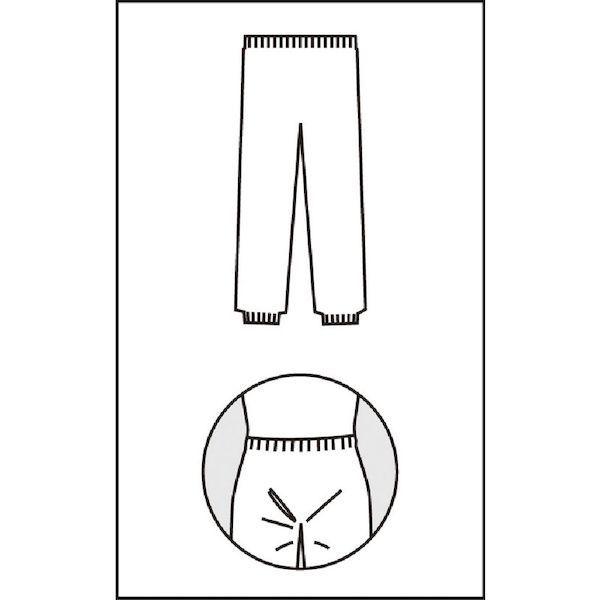 あすつく対応 「直送」 アゼアス 3581-L タイベック Ｒ 製ズボン ３５８１ Ｌサイズ |  | 01