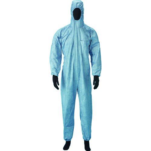 あすつく対応 「直送」 アゼアス 6010-L タイベック Ｒ 製続服 クラシックブルー Ｌサイズ | 