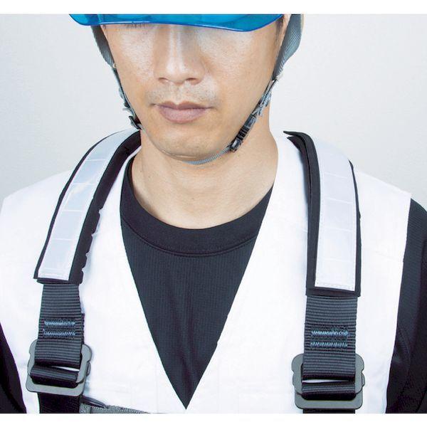 あすつく対応 「直送」 藤井電工 RPS-60-HD ハーネス安全帯用肩パッド 反射材付 ＲＰＳ−６０ | 藤井電工 | 02