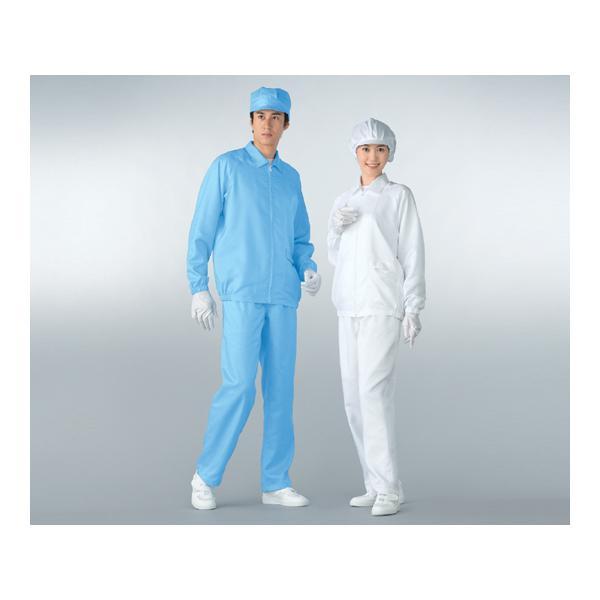 2-8303-11 無塵衣AS203C　上衣　ブルー　3L 2830311 | 