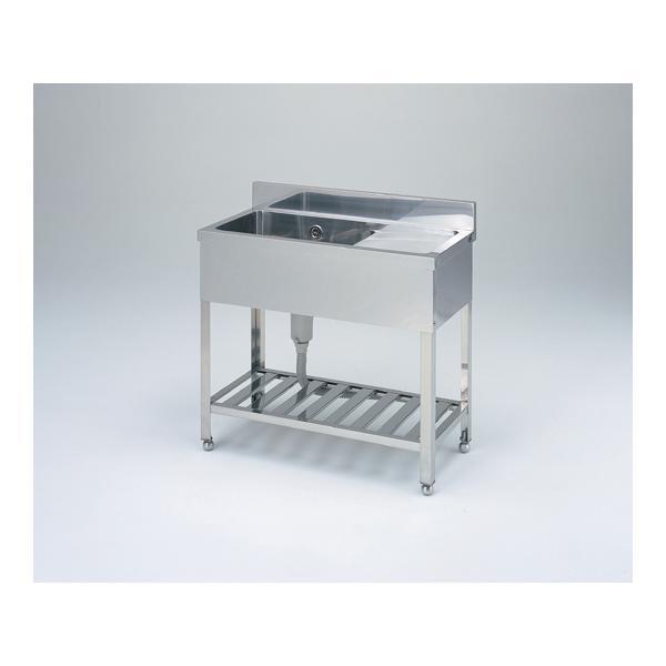 1-6634-03 直送 代引不可・他メーカー同梱不可 流し台 一槽水切付 FAS-T-96 1663403 | 