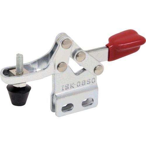 育良精機 ISK-08S0-2S 下方押え型トグルクランプ ステンレス 水平ハンドル ３１１１０ クランプアーム移動角度９５° ストレートベース 締付力０．３ｋＮ | 