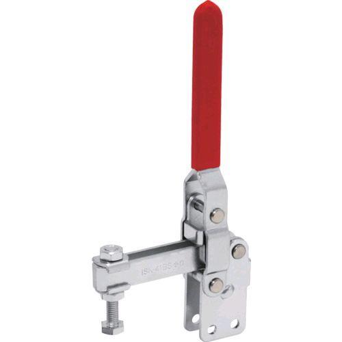 育良精機 ISK-41BSS0 下方押え型トグルクランプ スチール 垂直ハンドル ３１３１９ クランプアーム移動角度１０５° ストレートベース 締付力２．０ｋＮ | 育良精機