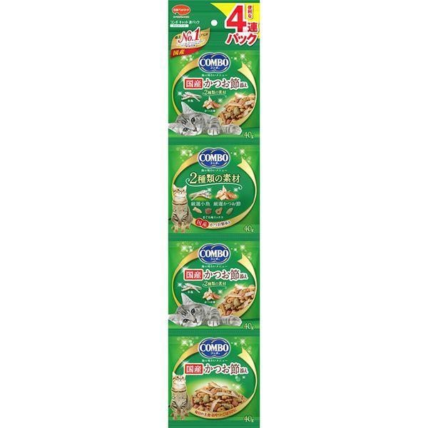 日本ペットフード 4902112042120 コンボ キャット 連パック 海の味わいメニュー かつお節添え 160g 40g×4連 | 