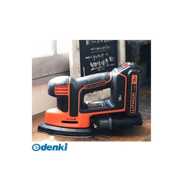 あすつく対応 「直送」 ブラック＆デッカー BLACK&DECKER BDCDS18 １８Ｖコードレスマウスサンダー 充電器・１バッテリー付 |  | 01