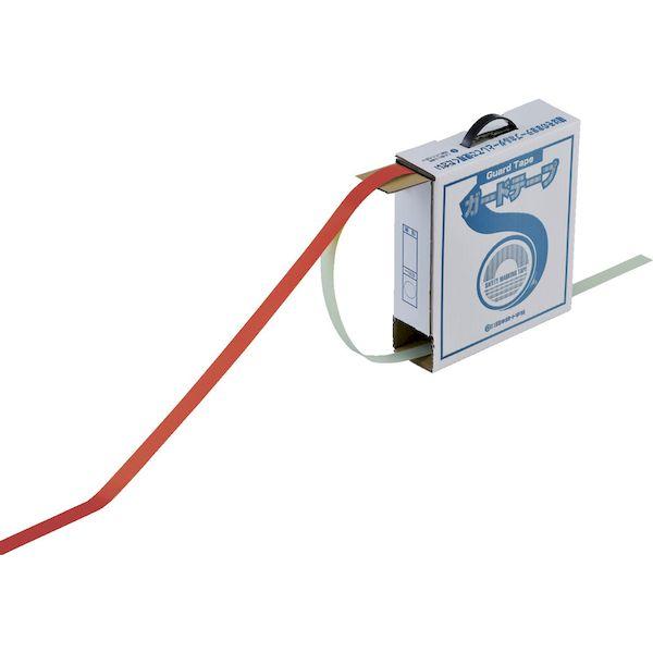 あすつく対応 「直送」 緑十字  148014  ガードテープ ラインテープ 赤 ＧＴ−２５１Ｒ ２５ｍｍ幅×１００ｍ 屋内用 148014 |  | 01