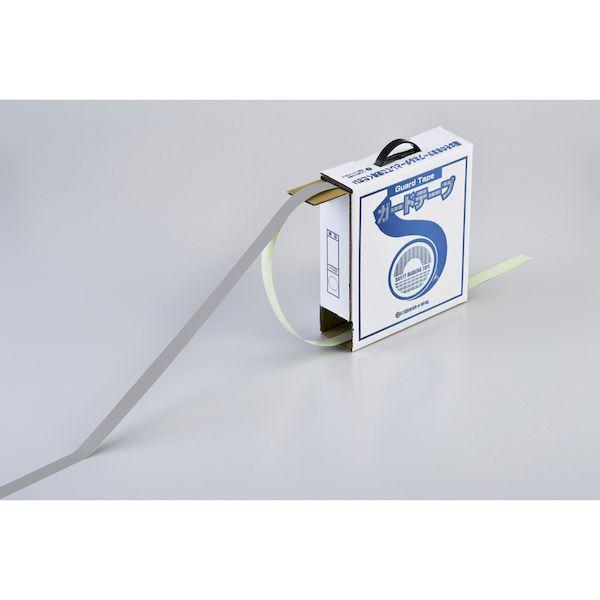 あすつく対応 「直送」 緑十字  148029  ガードテープ ラインテープ グレー ＧＴ−２５１ＧＬ ２５ｍｍ幅×１００ｍ 屋内用 148029 | ブランド登録なし | 02