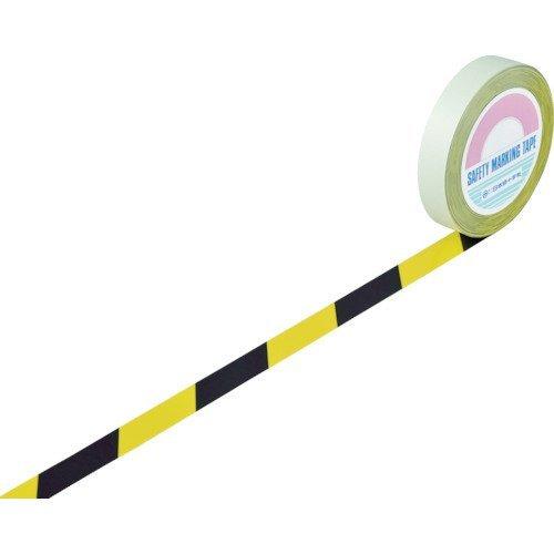 あすつく対応 「直送」 緑十字  148042  ガードテープ ラインテープ 黄／黒 トラ柄 ＧＴ−２５２ＴＲ ２５ｍｍ幅×２０ｍ 148042 | 