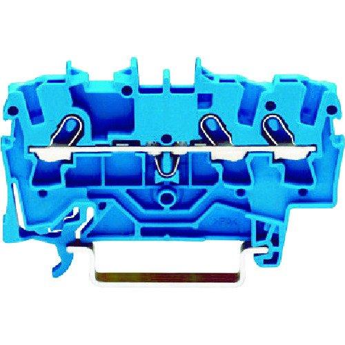 あすつく対応 「直送」 ＷＡＧＯ  2001-1304-PK  スプリング式中継端子台　２００１シリーズ３線式用　青色 20011304PK | WAGO