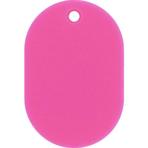 あすつく対応 「直送」 緑十字 200016 小判札 無地札 小判札４５−Ｐ ピンク ４５×３０ｍｍ スチロール樹脂 200016 | 