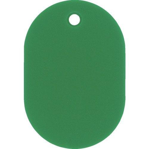 あすつく対応 「直送」 緑十字  200022  小判札（無地札）　緑　６０×４０ｍｍ　スチロール樹脂 200022 | 
