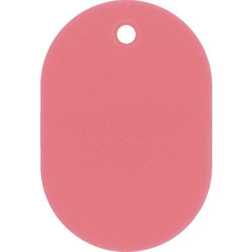 あすつく対応 「直送」 緑十字  200026  小判札（無地札）　ピンク　６０×４０ｍｍ　スチロール樹脂 200026 | 