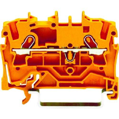 あすつく対応 「直送」 ＷＡＧＯ  2001-1202-PK  スプリング式中継端子台　２００１シリーズ２線式用　橙色 20011202PK | WAGO