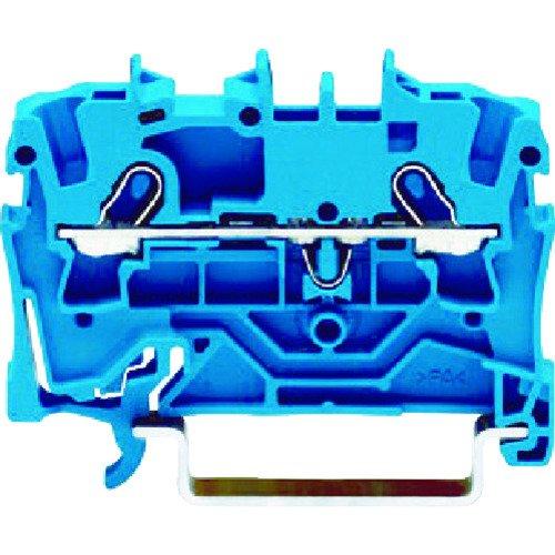 あすつく対応 「直送」 ＷＡＧＯ  2001-1204-PK  スプリング式中継端子台　２００１シリーズ２線式用　青色 20011204PK | WAGO