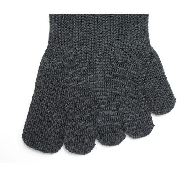 あすつく対応 「直送」 福徳  4100-2P  デオセル５本指カカト付ミドル丈　黒　Ｌ 41002P | ブランド登録なし | 01