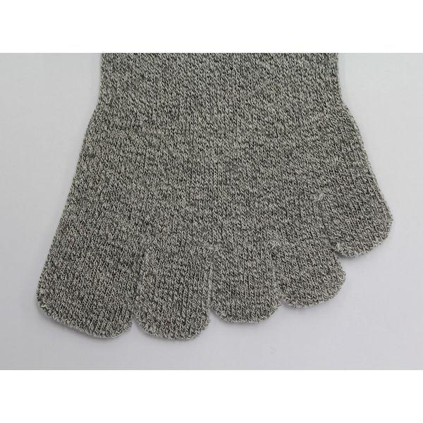 あすつく対応 「直送」 福徳  4101-2P  デオセル５本指カカト付ミドル丈　モクカラー　Ｌ 41012P |  | 01