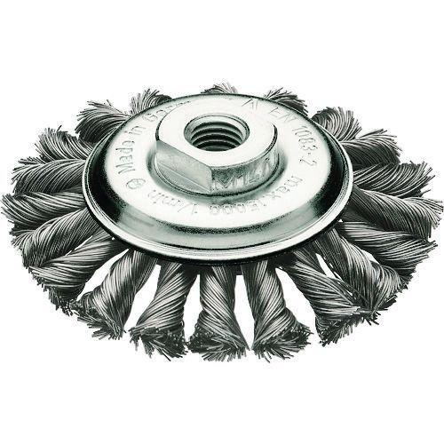 あすつく対応 「直送」 ＬＥＳＳＭＡＮＮ 472254WZ 左右逆ノットべベルブラシ Φ１１５ 高張度鋼線 線径０．５ 472254WZ | 