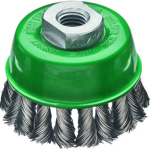 あすつく対応 「直送」 ＬＥＳＳＭＡＮＮ 482814WZ 左右逆ノットカップブラシ　Φ６５　ステンレス線　線径０．５ 482814WZ | ブランド登録なし