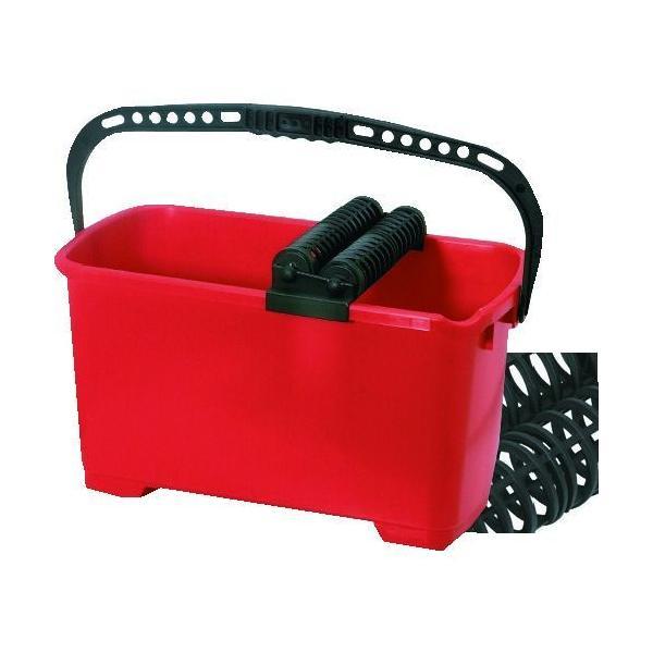 Ｋ／Ｈ 505543 床洗浄バケツセット　ＯＰＴＩＭＵＭ　２２Ｌ　赤　すすぎローラー付 505543 | 
