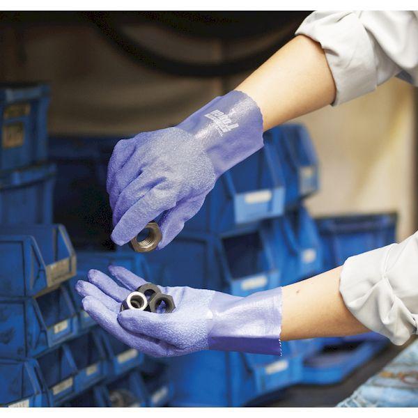 あすつく対応 「直送」 トワロン  548-L  ニトリルゴム手袋 耐油ニトリルタフ Ｌ 548L |  | 01