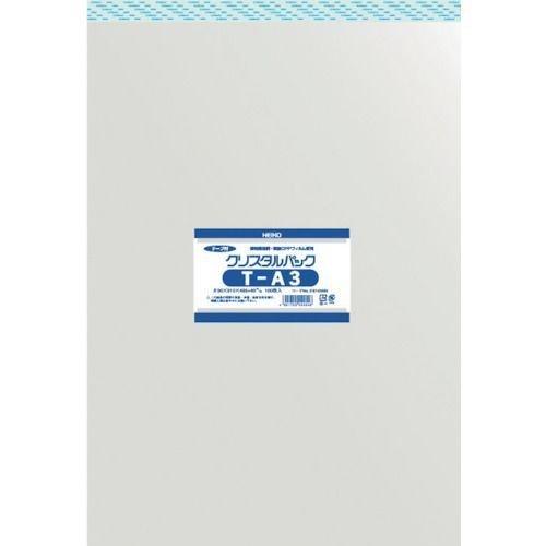 あすつく対応 「直送」 ＨＥＩＫＯ 6742300 ＯＰＰ袋 テープ付き クリスタルパック Ｔ−Ａ３ １００枚入り6742300T3143.5 | 