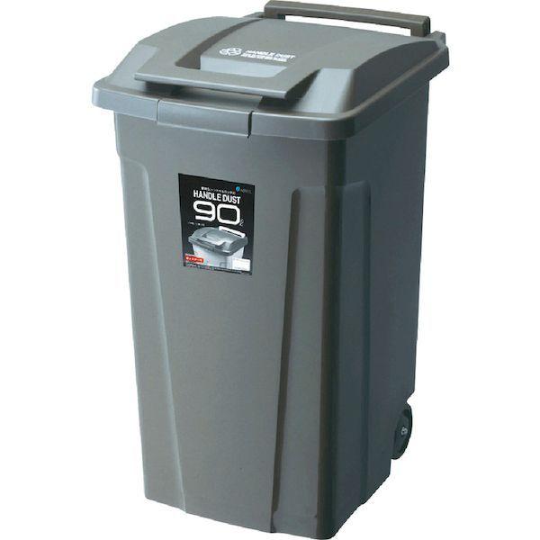 【個数：1個】 アスベル 672835 直送 代引不可・他メーカー同梱不可 ＳＰ　ハンドル付ダストボックス９０　二輪　ブラウン 672835 |  | 01