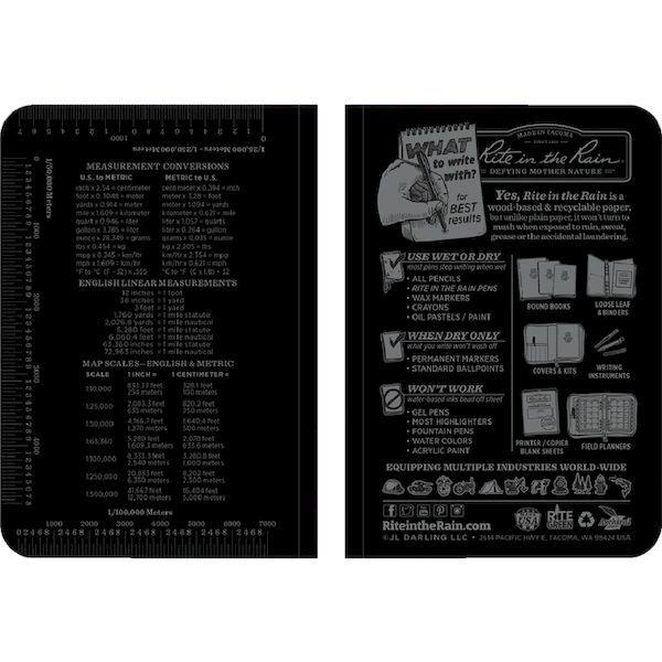 あすつく対応 「直送」 ＲＩＴＲ  754  ３　１／２Ｘ５　ソフトカバーブック　横開きタイプ　ブラック 754 | BLACK（OLFA） | 01