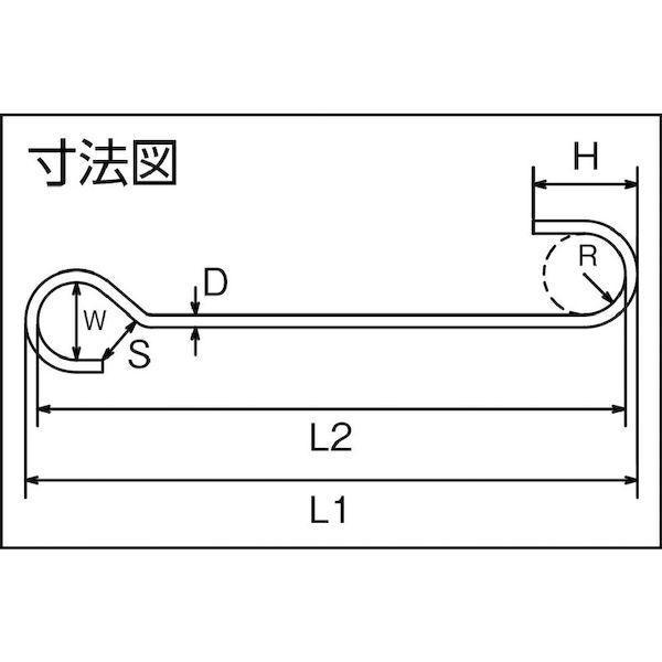 水本 A-2567 Ｓフック ステンレス ひっかけＳカン 全長６００ｍｍ A2567 水本機械製作所 MIZUMOTO Sフック |  | 01