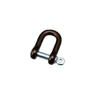 あすつく対応 「直送」 水本 B-2528 アルミシャックル ブラウン 呼び８ｍｍ 長さ３２ｍｍ B2528 | 