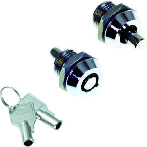 あすつく対応 「直送」 ＴＲＵＳＣＯ  CL-CA160  シリンダー錠 プッシュロックミニ Φ１５―２０ 板厚１〜６ｍｍ CLCA160 | 