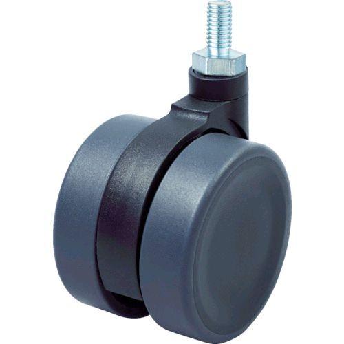 あすつく対応 「直送」 ＳＡＭＳＯＮＧ  FROG-T-65-BK  デザイン双輪キャスター「Ｆｒｏｇ」黒　ネジ　自在　６５ｍｍ FROGT65BK | 