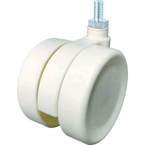 あすつく対応 「直送」 ＳＡＭＳＯＮＧ  FROG-T-65-W  デザイン双輪キャスター「Ｆｒｏｇ」白　ネジ　自在　６５ｍｍ FROGT65W | 