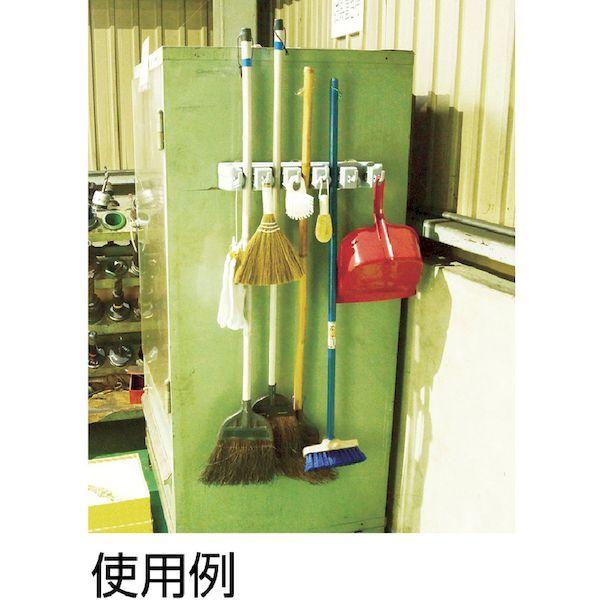 あすつく対応 「直送」 ニューストロング  FTH-F6H5M  モップハンガー モップハンガー フック付ツールホルダー マグネットタイプFTHF6H |  | 01