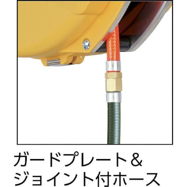 あすつく対応 「直送」 日平  HAP-210JT-BG  タフティーエアーリール ホース内径６．４×外径１０ｍｍ HAP210JTBG | ブランド登録なし | 01