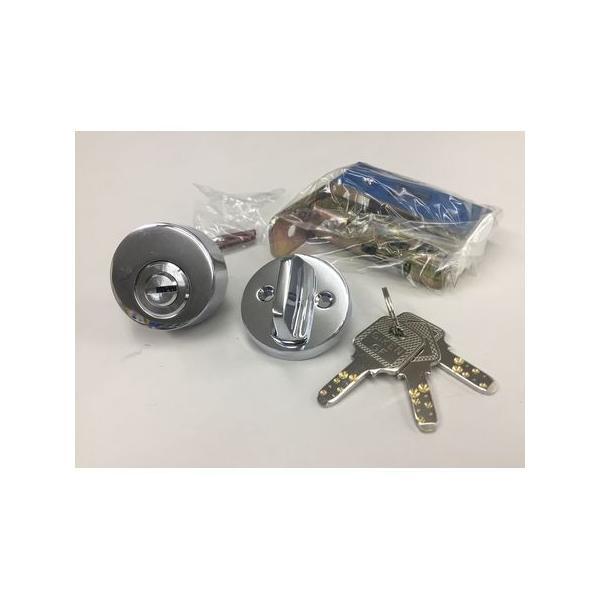 川口技研  SF-5CR B/S51MM 本締錠【シリンダー錠】 クローム B／S51 サムターンシリーズ SF5CRB/S51MM | 